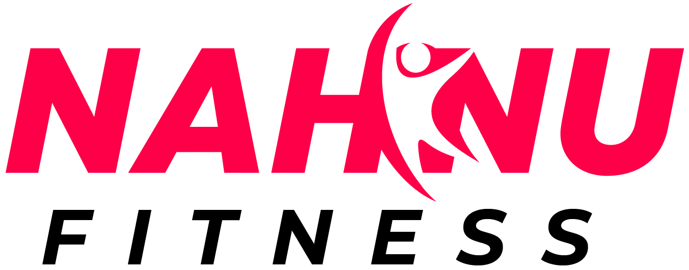 Nahu logo on a black background.